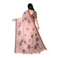 Awesome Women's Georgette Floral Printed Saree With Blouse Piece