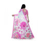 Awesome Women's Georgette Floral Printed Saree With Blouse Piece
