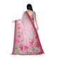 Awesome Women's Georgette Floral Printed Saree With Blouse Piece