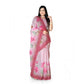 Awesome Women's Georgette Floral Printed Saree With Blouse Piece