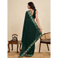Delightful Women's Georgette Printed Saree With Blouse Piece