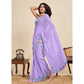 Delightful Women's Georgette Printed Saree With Blouse Piece