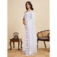 Delightful Women's Georgette Printed Saree With Blouse Piece