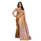 Glorious Women's Faux Banarasi Silk Woven Saree With Blouse Piece