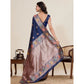 Glorious Women's Faux Banarasi Silk Woven Saree With Blouse Piece