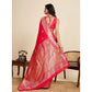 Glorious Women's Faux Banarasi Silk Woven Saree With Blouse Piece