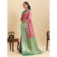 Glorious Women's Faux Banarasi Silk Woven Saree With Blouse Piece