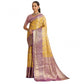 Glorious Women's Faux Banarasi Silk Woven Saree With Blouse Piece