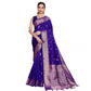 Fabulous Women's Jacquard Woven Saree With Blouse Piece