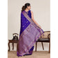 Fabulous Women's Jacquard Woven Saree With Blouse Piece