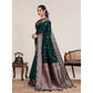 Fabulous Women's Jacquard Woven Saree With Blouse Piece