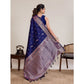 Fabulous Women's Jacquard Woven Saree With Blouse Piece