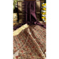 Superb Women's Tussar Silk Madhubani Saree With Blouse Piece