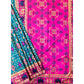 Dazzling Women's Patola Silk Meena And Zari Woven Saree With Blouse Piece