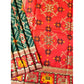 Dazzling Women's Patola Silk Meena And Zari Woven Saree With Blouse Piece