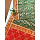 Dazzling Women's Patola Silk Meena And Zari Woven Saree With Blouse Piece