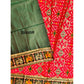 Dazzling Women's Patola Silk Meena And Zari Woven Saree With Blouse Piece