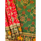Dazzling Women's Patola Silk Meena And Zari Woven Saree With Blouse Piece