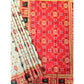 Dazzling Women's Patola Silk Meena And Zari Woven Saree With Blouse Piece