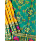 Dazzling Women's Patola Silk Meena And Zari Woven Saree With Blouse Piece