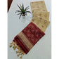 Tremendous Women's Raw Silk Ikkat Saree With Blouse Piece