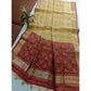 Tremendous Women's Raw Silk Ikkat Saree With Blouse Piece