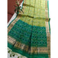 Tremendous Women's Raw Silk Ikkat Saree With Blouse Piece