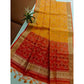 Tremendous Women's Raw Silk Ikkat Saree With Blouse Piece