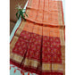 Tremendous Women's Raw Silk Ikkat Saree With Blouse Piece