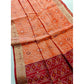 Tremendous Women's Raw Silk Ikkat Saree With Blouse Piece