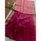 Tremendous Women's Raw Silk Ikkat Saree With Blouse Piece