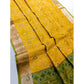 Tremendous Women's Raw Silk Ikkat Saree With Blouse Piece