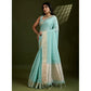 Charming Women's Tissue Checks With Buttis Saree With Blouse Piece