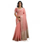 Charming Women's Tissue Checks With Buttis Saree With Blouse Piece