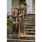 Casual Women's Silk Blend Butti Pattern Saree With Blouse Piece