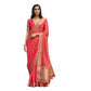 Casual Women's Silk Blend Butti Pattern Saree With Blouse Piece