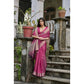 Casual Women's Silk Blend Butti Pattern Saree With Blouse Piece