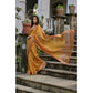 Casual Women's Silk Blend Butti Pattern Saree With Blouse Piece