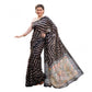 Charming Women's Faux Tussar Silk Geometric Print Saree With Blouse Piece