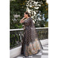 Charming Women's Faux Tussar Silk Geometric Print Saree With Blouse Piece