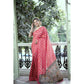 Charming Women's Faux Tussar Silk Geometric Print Saree With Blouse Piece