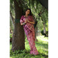 Facinating Women's Faux Tussar Silk Abstract Print Saree With Blouse Piece