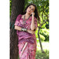 Facinating Women's Faux Tussar Silk Abstract Print Saree With Blouse Piece