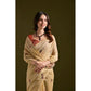 Superb Women's Blended Cotton Floral Saree With Blouse Piece