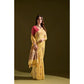 Superb Women's Blended Cotton Floral Saree With Blouse Piece