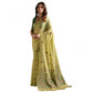 Superb Women's Blended Cotton Floral Saree With Blouse Piece