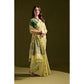 Superb Women's Blended Cotton Floral Saree With Blouse Piece
