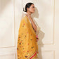 Tremendous Women's Blended Cotton Woven Motifs Saree With Blouse Piece