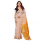 Tremendous Women's Blended Cotton Woven Motifs Saree With Blouse Piece