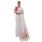 Fantastic Women's Blended Cotton Floral Weaving Pattern Saree With Blouse Piece